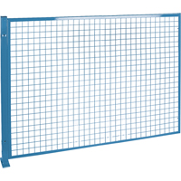 Perimeter Guards - Mesh Style, 4' H x 8' W, Blue The Estey Group