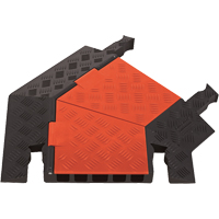 Protecteur de c&acirc;ble pour usage g&eacute;n&eacute;ral &agrave; 5 canaux Guard Dog, virage &agrave; droite The Estey Group
