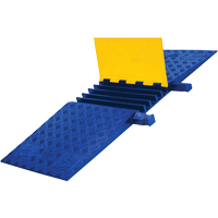 Yellow Jacket&reg; Heavy Duty ADA/DDA Cable Protector, 5 Channels, 18" L x 50" W x 1.875" H The Estey Group