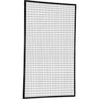 Panneau de protection p&eacute;rim&eacute;trique ajustable, 8' h x 5' la, Noir The Estey Group