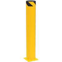 Bornes de s&eacute;curit&eacute; tubulaire, Acier, 42" h x 6-5/8" la, Jaune The Estey Group