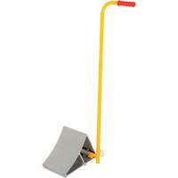Aluminum Wheel Chock With Handle, 7" W x 11-7/8" D x 7-11/16" H The Estey Group