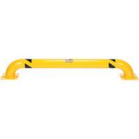 Low Profile Rack Guard, 5.3' W x 0.74' H, Yellow The Estey Group