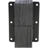 Laminated Dock Bumper, Vertical, Rubber, 13-1/4" W x 4-1/2" D x 20" H The Estey Group