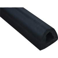 Extruded Rubber Bumper, Rubber, 4-1/8" W x 120" L x 3-7/8" D The Estey Group