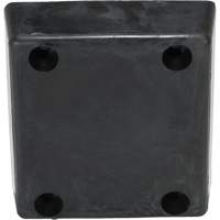 Molded Dock Bumper, Reinforced Rubber, 12" W x 4" D x 13" H The Estey Group