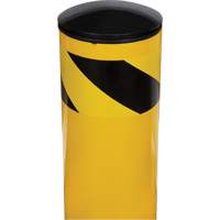 Butoir de s&eacute;curit&eacute;, Acier, 42" h x 5-1/2" la, Jaune The Estey Group