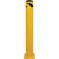Butoir de s&eacute;curit&eacute;, Acier, 42" h x 5-1/2" la, Jaune The Estey Group
