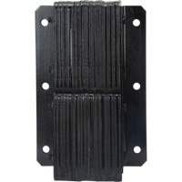 Laminated Dock Bumpers, Vertical, Rubber, 11" W x 4" D x 20" H The Estey Group