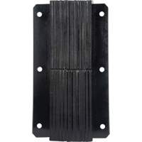 Laminated Dock Bumpers, Vertical, Rubber, 11" W x 4" D x 24" H The Estey Group