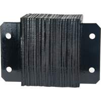 Laminated Dock Bumpers, Horizontal, Rubber, 12" W x 6" D x 10" H The Estey Group