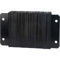 Laminated Dock Bumpers, Horizontal, Rubber, 18" W x 4" D x 12" H The Estey Group