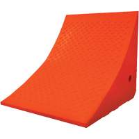 70 Ton Large Equipment Wheel Chock, Urethane, Orange The Estey Group