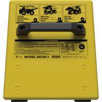 Checkers Safety Heavy-Duty Ultra Class Mining Wheel Chock without Bracket, HDPE, Yellow, 14-1/2" W x 17-1/2" D x 16" H The Estey Group