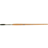 Pinceau une passe, Largeur de la brosse de 1/8", Soie de bœuf, Manche &agrave; Bois The Estey Group