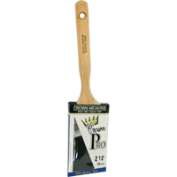 Pinceau &agrave; soies angulaires Crown Pro, Soies, Manche Bois, Largeur de 2-1/2" The Estey Group