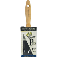 Pinceau &agrave; soies angulaires Crown Pro, Soies, Manche Bois, Largeur de 2-1/2" The Estey Group