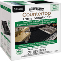 Syst&egrave;me de rev&ecirc;tement mouchet&eacute; pour comptoir Countertop Transformations, 2,37 L, Trousse, Tache noire The Estey Group