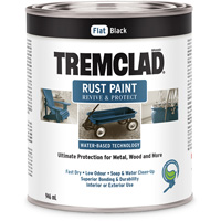 Peinture antirouille &agrave; base d'eau Tremclad, 946 ml, Canette, Noir The Estey Group