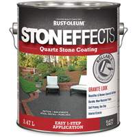 Rev&ecirc;tement &agrave; base de pierre de quartz Stoneffects, 3,78 L, &agrave; l'eau, Textur&eacute;, Gris The Estey Group