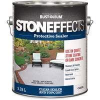 Produit d'&eacute;tanch&eacute;ifi&eacute; protecteur pour b&eacute;ton Stoneffects, 3,78 L, &agrave; l'eau, Transparent, Transparent The Estey Group