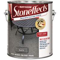 Rev&ecirc;tement de b&eacute;ton d&eacute;coratif Stoneffects, 3,4 L, &agrave; solvants, Textur&eacute;, Gris The Estey Group