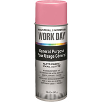 Industrial Work Day Paint, Pink, Gloss, 10 oz., Aerosol Can The Estey Group