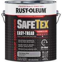 Rev&ecirc;tement d'acrylique SafeTex Easy-Tread, 1 gal., &agrave; l'eau, Plat/Textur&eacute;, Gris The Estey Group