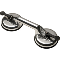 Manually Operated Hand Vacuum Cups - Double Handcup, 66 lbs. Capacity, 4-5/8", Lever, 13" Handle Length The Estey Group