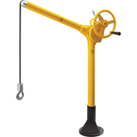 Tall Industrial Lifting Device with Bolt-Down Base, 500 lbs. (0.25 tons) Capacity The Estey Group