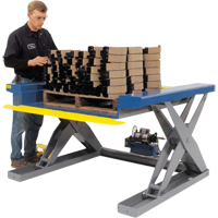 Hydraulic Floor-Height Scissor Lift Tables, Steel, 4000 lbs. Capacity The Estey Group