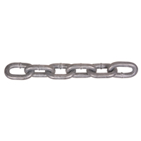 Hot-Dipped Galvanized Chains, Carbon Steel, 5/8" x 150' (45.7 m) L, Grade 30, 6900 lbs. (3.45 tons) Load Capacity The Estey Group