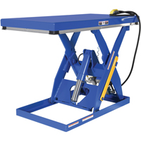 Hydraulic Scissor Lift Table, Steel, 60" L x 30" W, 3000 lbs. Cap. The Estey Group