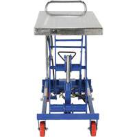 Pneumatic Hydraulic Scissor Lift Table, Steel, 32-1/2" L x 19-3/4" W, 1000 lbs. Cap. The Estey Group