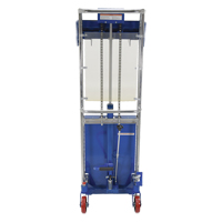 Hefti-Lift Load Stacker, Foot Pump Operated, 880 lbs. Capacity, 59" Max Lift The Estey Group