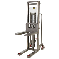 Hefti-Lift Load Stacker, Foot Pump Operated, 880 lbs. Capacity, 59" Max Lift The Estey Group