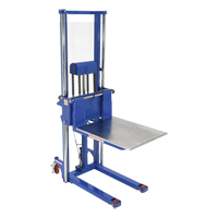 Hefti-Lift Load Stacker, Foot Pump Operated, 1500 lbs. Capacity, 63" Max Lift The Estey Group