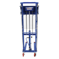 Hefti-Lift Load Stacker, Foot Pump Operated, 1500 lbs. Capacity, 63" Max Lift The Estey Group