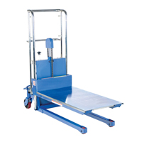 Hefti-Lift Load Stacker, Foot Pump Operated, 400 lbs. Capacity, 44" Max Lift The Estey Group