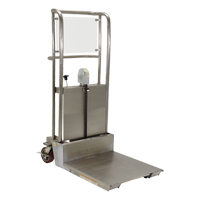 Hefti-Lift Load Stacker, Foot Pump Operated, 450 lbs. Capacity, 45-5/8" Max Lift The Estey Group