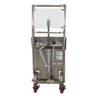 Hefti-Lift Load Stacker, Foot Pump Operated, 450 lbs. Capacity, 45-5/8" Max Lift The Estey Group