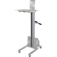 Quick Lift Stacker, Electric Operated, 175 lbs. Capacity, 57" Max Lift The Estey Group