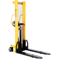 Gerbeur hydraulique manuel, Fonctionnement Pompe manuelle, Capacit&eacute; 2000 lb, Lev&eacute;e max 63" The Estey Group