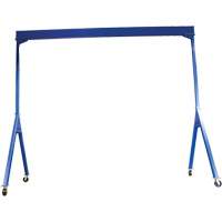 Grue-portique ajustable en acier, 20' lo, Capacit&eacute; 8000 lb (4 tonnes) The Estey Group