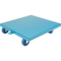 Plateaux roulants en acier, 18" la x 18" p x 7" h, Capacit&eacute; de 1200 lb The Estey Group