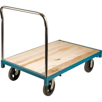 Heavy-Duty Platform Truck, 48" L x 30" W, 2000 lbs. Capacity, Rubber Casters The Estey Group