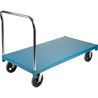 Chariot &agrave; plateforme robuste, 60" lo x 30" la x Capacit&eacute; 2000 lb, Roues en Caoutchouc The Estey Group