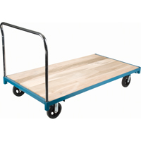 Heavy-Duty Platform Truck, 96" L x 48" W, 2000 lbs. Capacity, Rubber Casters The Estey Group