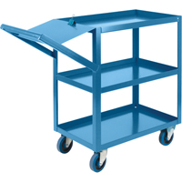Chariots &agrave; cueillette, 36" h x 18" la x 46" p, 3 Tablettes, Capacit&eacute; 1200 lb The Estey Group