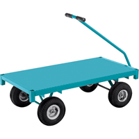 Chariots &agrave; plateforme - Chariots wagon ergonomiques &agrave; plateforme, 24" la x 48" la x Capacit&eacute; 1000 lb The Estey Group